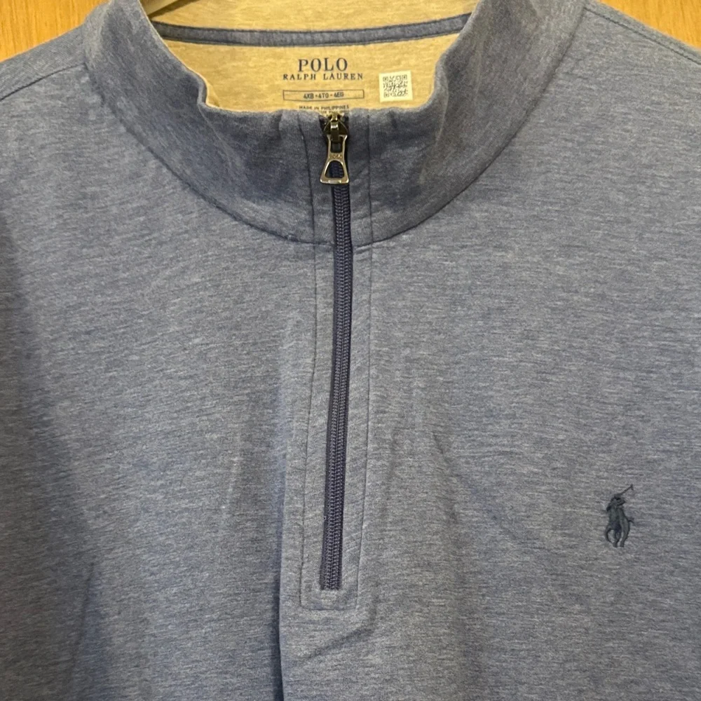 Polo Ralph Lauren Mens 1/4 Zip Up Sweatshirt Blue 4XB
